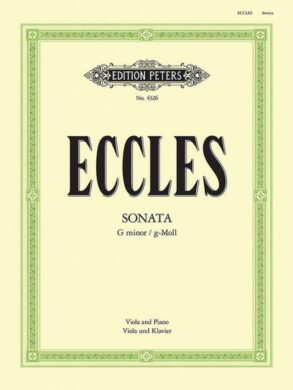 Henry Eccles | Viola Sonata in G Minor | Viola and Piano |Ed. Klengal