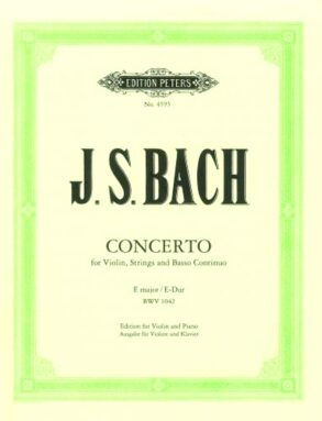 Bach | Violin Concerto No. 2 in E Major, BWV 1042 (Violin & Piano)