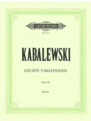 Kabalevsky | Easy Variations Op.40 | Solo Piano