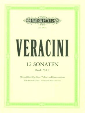 Veracini | 12 Sonatas, Op. 1 Volume 1 (Violin & Piano)