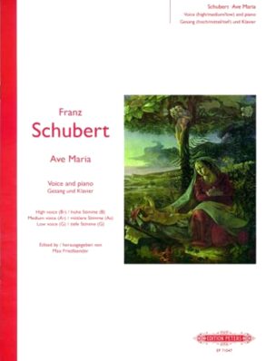 Schubert | Ave Maria (High, Medium or Low Voice & Piano)