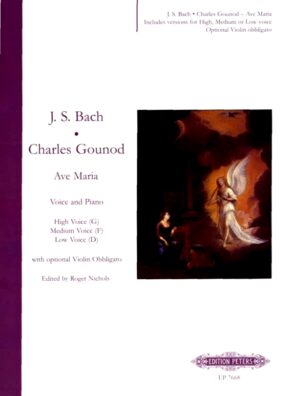 Bach/Gounod | Ave Maria (High, Medium or Low Voice & Piano)