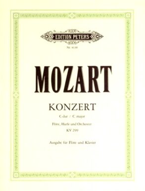 Mozart | Concerto C Major for Flute, Harp + Orch| K299 Flute & Piano