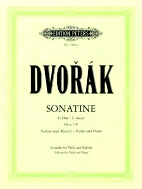 Dvorak | Sonatina in G Major, Op. 100 (Viola & Piano)