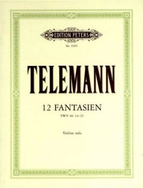 Telemann | 12 Fantasias for Solo Violin