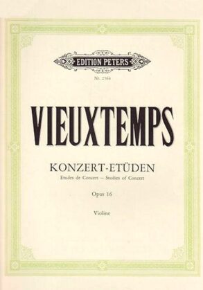 Vieuxtemps | 6 Concert Etudes for Violin, Op. 16