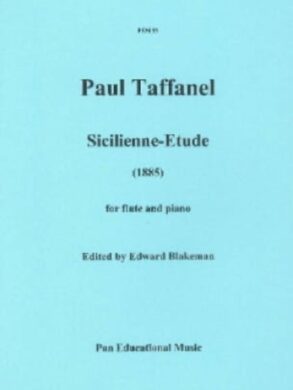 Paul Taffanel | Sicilian Study Op7 (Sicilienne-Etude)| Flute and Piano