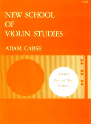 Carse | New School of Violin Studies | Book 4