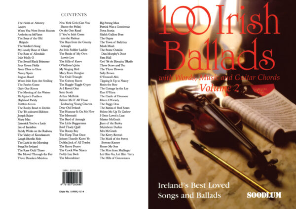 100 Irish Ballads | Volume 2 | Book