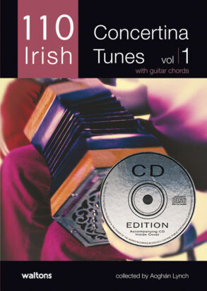 110 Best Irish Concertina Tunes | Volume 1 (Melody & Chords) & CD