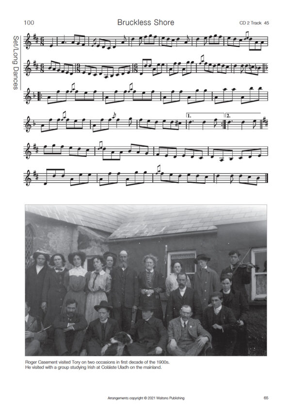 110 Donegal Fiddle Tunes Book & CD Edition