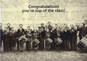 Mildew Design: Congratulations You're Top Of The Class - Greeting Card