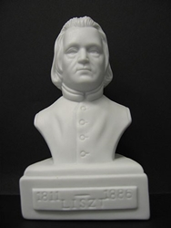 Composer Bust: Liszt (Porcelain)