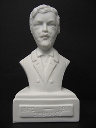 Composer Bust: Debussy (Porcelain)