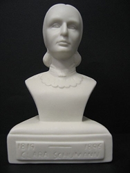 Composer Bust: Clara Schumann (Porcelain)