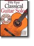 50 Easy Classical Guitar Solos & CD