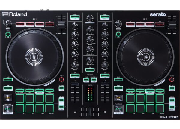 Roland DJ-202 DJ controller | Scratch, Sequence, Get Started.