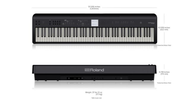 Roland FP-E50 | Modern Portable Piano | Powerful Entertainment Features