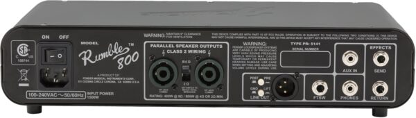 Fender Rumble HD800 Bass Amp Head