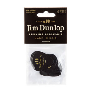 Dunlop Celluloid Pick Medium Players Pack (12)