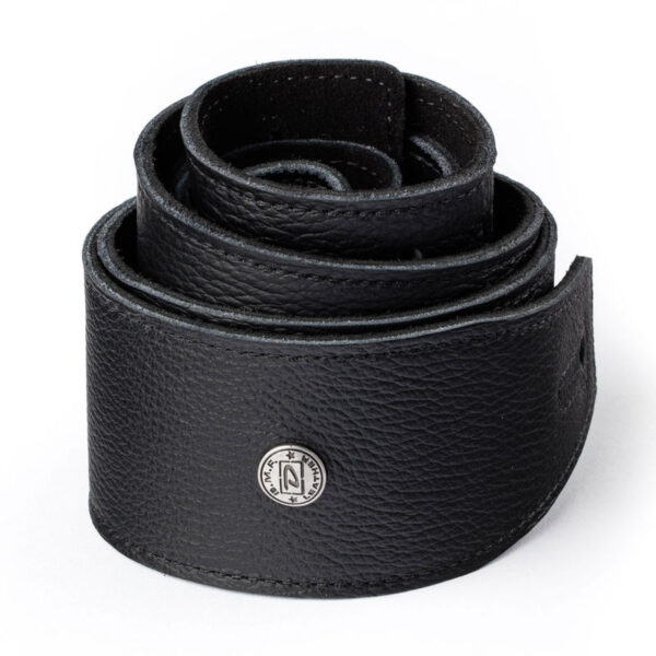 Dunlop BMF-08 Triple Black Leather Strap 2.5"