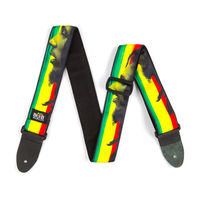 Dunlop Bob Marley Guitar Strap | Side Profile