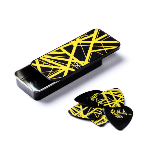 Dunlop EVH Yellow Stripe Pick Tin