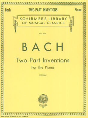 Bach, Fifteen Two-Part inventions for the piano.