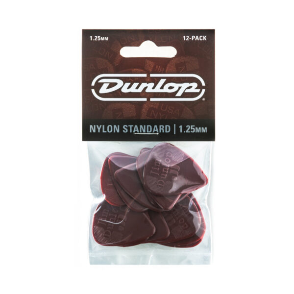 Dunlop Standard Nylon Pick 1.25mm Players Pack (12)