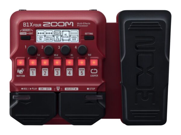 Zoom B1X Bass Multi Effects Pedal with Expression Pedal