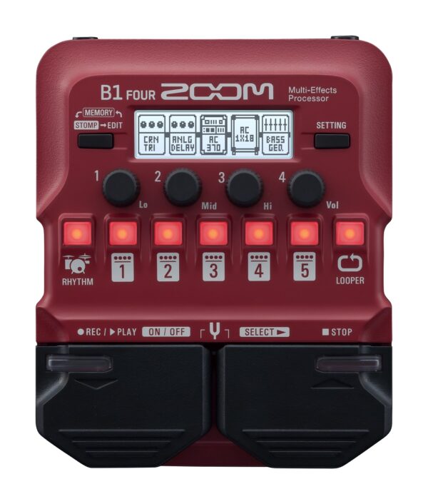 Zoom B1 Four Bass Guitar Multi Effects