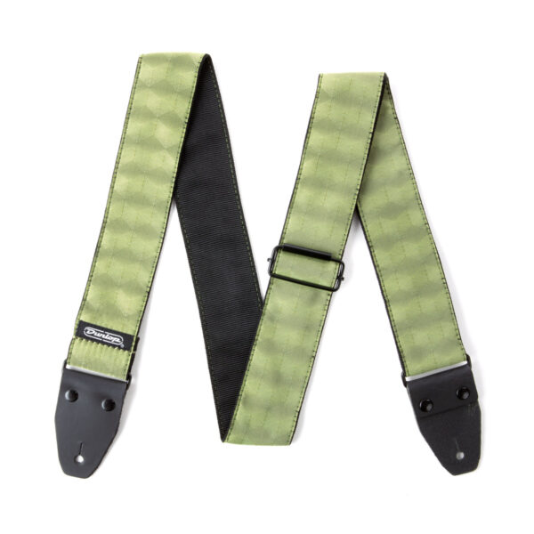 Dunlop Jacquard Hexagon Echo Olive Strap