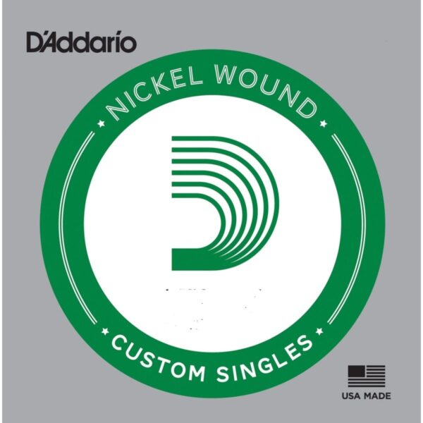 Dâ€™addario Nickel Wound single String | Electric Guitar | Gauge .020