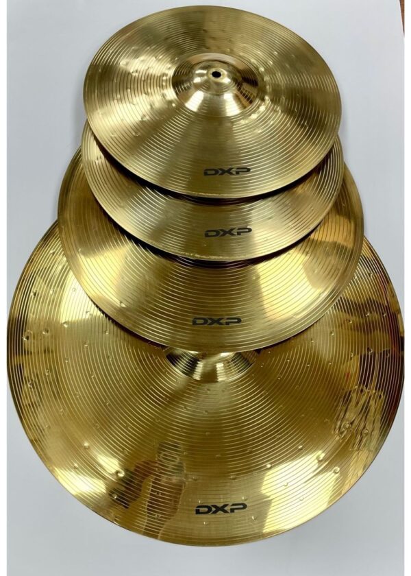 DXP Cymbal Pack | Intermediate | 14" Hi-Hat Pair |16" Crash | 20" Ride