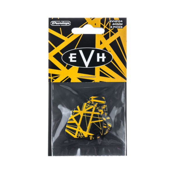 Eddie Van Halen Black and Yellow Guitar pick players Pack