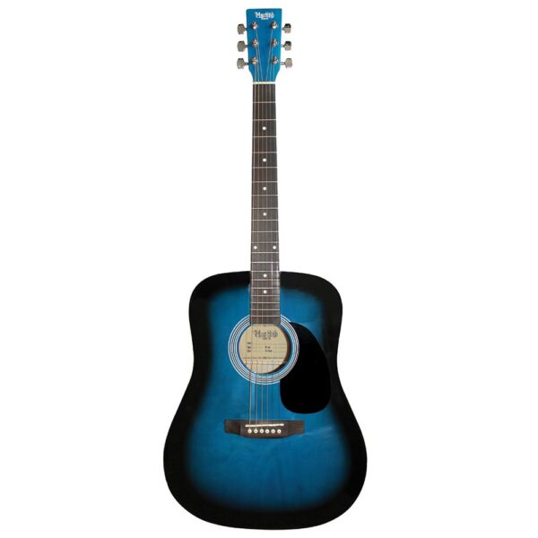 Martini Dreadnought Acoustic Guitar |Blueburst