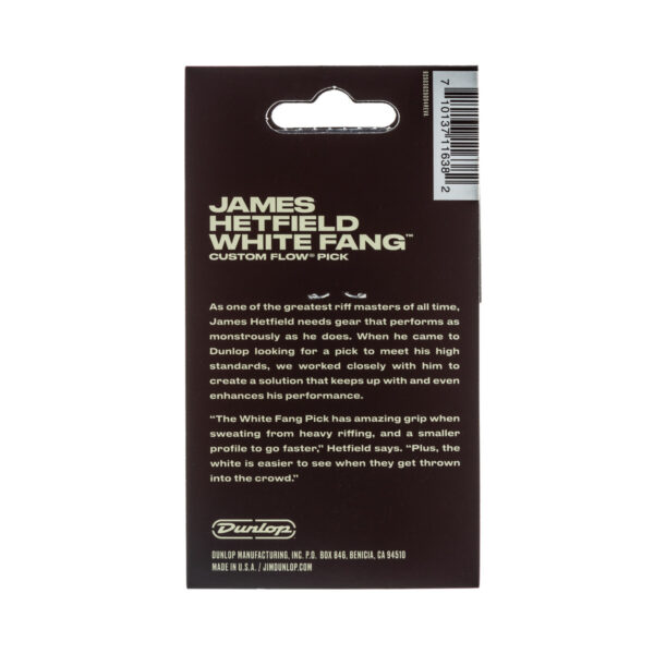 Dunlop Hetfield White Fang .73mm Players Pack ( 6 Pieces )