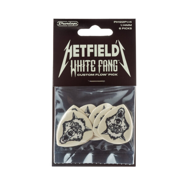 Dunlop Hetfield White Fang 1.14mm Players Pack ( 6 Pieces )