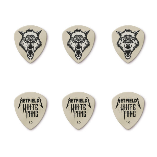 Dunlop James Hetfield White Fang 1 mm Pick Tin