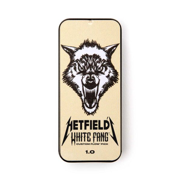 Dunlop James Hetfield White Fang 1 mm Pick Tin