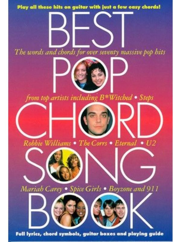 Best Pop Chord Songbook | Words Chords