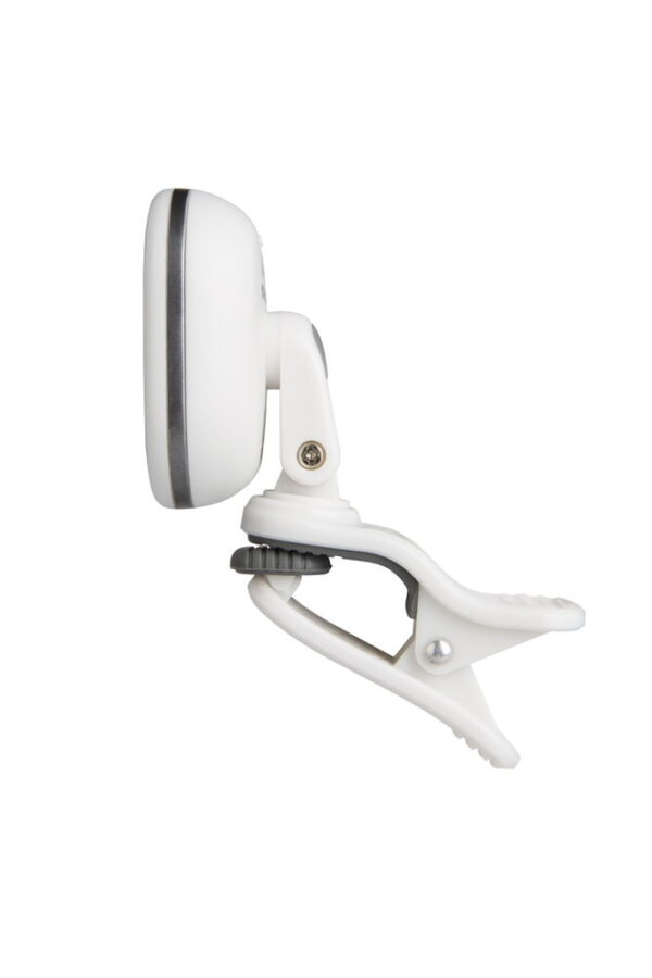 Cherub WST-675 Rechargeable Clip-on Chromatic Tuner | White