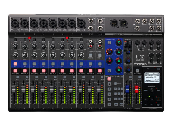 Zoom Livetrack 12 Channel Mixer/ Recorder/ Interface