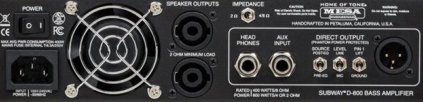 Mesa Boogie D800 Bass Amp Head | 800 Watt