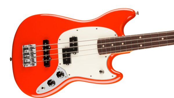 Player II Mustang Bass PJ | Rosewood FB | Coral Red