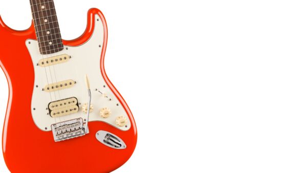 Player II Stratocaster HSS, Rosewood FB | Coral Red