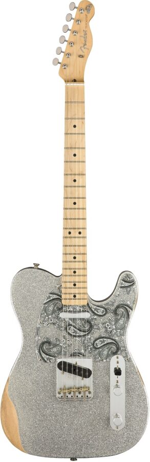 Fender Brad Paisley Road Worn Telecaster | Grey Paisley