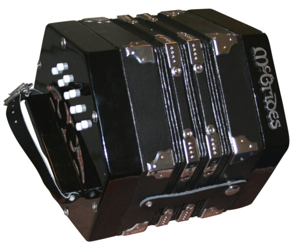 McBrides 2-Row Concertina | Black Finish