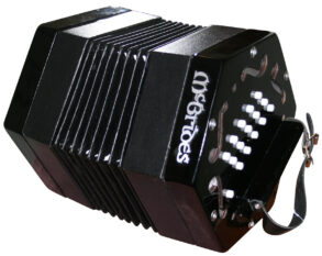 McBrides 3-Row Concertina | Black Finish