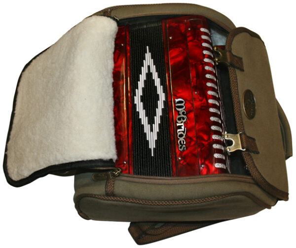 McBrides Deluxe Fleece-lined Button Accordion Cover